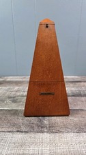 Vintage Seth Thomas Metronome De Maelzel Wood Wind Up Music Timer E899-575 ISS-2