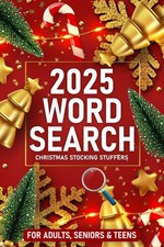 Stocking Stuffers For Adults : 2025 Word Search Puzzles Large...