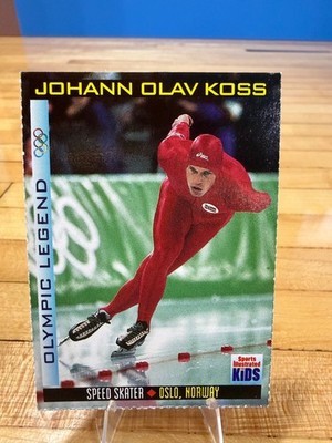 Johann Olav Koss 1998	SI for Kids Olympic Legends #659 Speed Skating