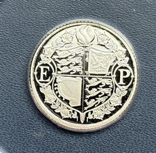 2021 | Silver Half Sovereign Proof Coin | .999 Fine Silver, 3.99g | Gibraltar 