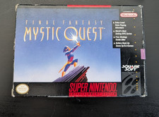 Final Fantasy Mystic Quest SNES Super Nintendo CIB Complete in Box Map RPG 1992