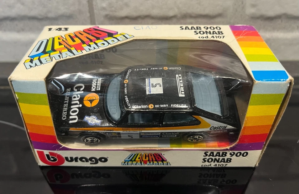 Burago Bburago 1/43 Saab 900 Sonab NO 1/24 - Immagine 2 di 4