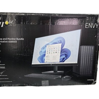 HP ENVY TE01-3067cb Desktop Bundle i5-12400 12GB 512GB 27'' FHD Win11