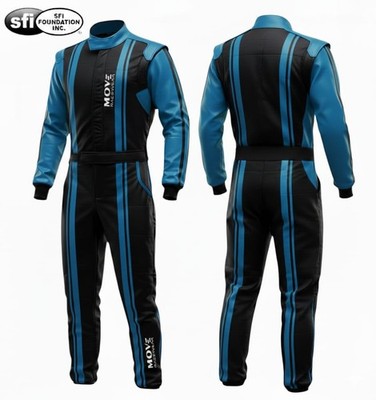 Move  Extra-Light MR-86  SFI 3.2A/5 Double Layer Track Rally Car Race Suit BLUE