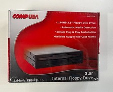 COMP USA INTERNAL FLOPPY DRIVE 3.5" 311194 1.44MB 720KB New Sealed