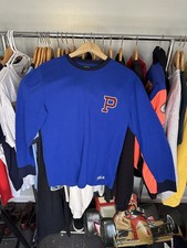 Polo Ralph Lauren Blue Long Sleeve Sleepwear Thermal Crew Shirt Men's M