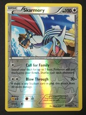 Pokemon TCG Skarmory 69/108 XY Roaring Skies Reverse Holo Rare LP