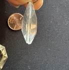 Lot Vintage Crystal Glass Prisms for Craft Replacement Chandelier Heart Pendant — photo 5