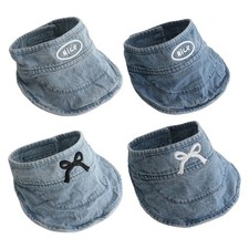 Empty Top Nursery Bonnet Cotton Sun Hat Empty Top Bucket Hat for Baby Girls