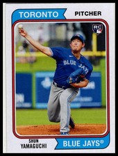 2020 Topps Archives Shun Yamaguchi #192 Rookie Card RC Toronto Blue Jays Card NM. rookie card picture