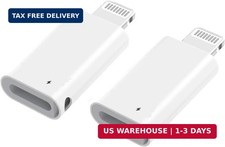2Pack Lightning Male to USB C Female Charging Adapter, Apple MFi Certified Type
