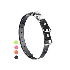 Quick Snap Bungee Dog Collar Strap with D Ring for Most of Electronic Training S