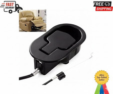 Universal Black Metal Recliner Replacement Parts Pull Handle for Sofa with Cable