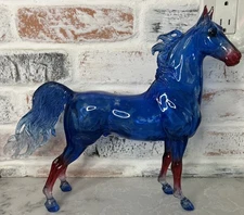 Breyer Patriot Patriotic Red White & Blue Clearware ASB American Saddlebred 1755