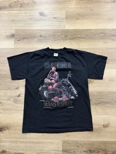 Vintage 1996 Dennis Rodman Bad As I Wanna Be Motorcycle Shirt Size Large 90s USA