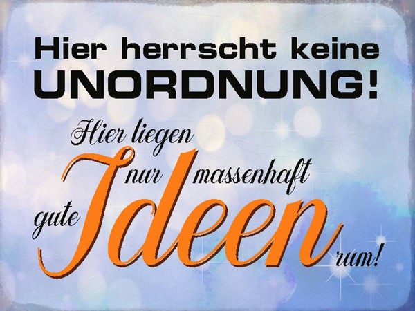 Holzschild 30X40 Cm Hier Herrscht Keine Unordnung Deko Geschenk Holz Schild-image
