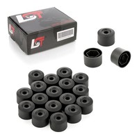 20X Felgen Radschrauben Abdeckung Sechskantkappen 17Mm Schwarz FüR VW Golf Jetta