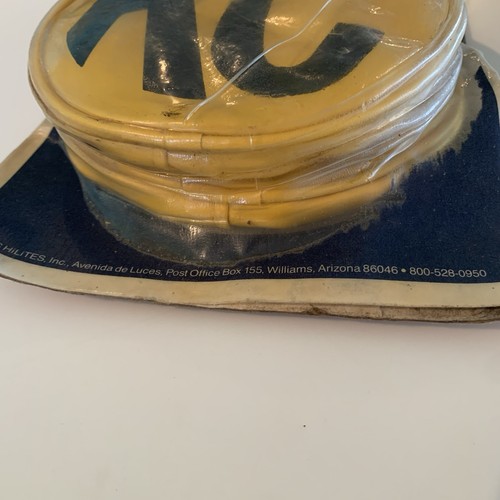 Vintage NEW NOS KC Hilites Round 6" Fog Light Cover Yellow Vinyl #5101 Pair - Picture 12 of 13
