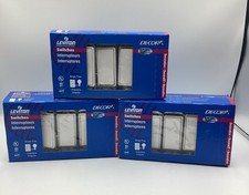 Leviton Decora 15 Amp Single-Pole Rocker Switch 5601-2WM White 10 Pack Lot Of 3
