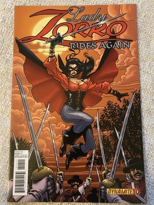 ZORRO RIDES AGAIN #10 1st Lady Zorro cover Dynamite Comics 2012 VF/NM