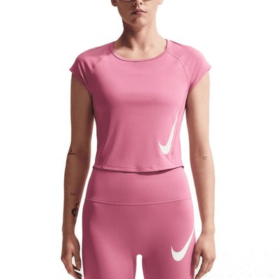 Nike TEMPO SWOOSH RUN Laufshirt Sportshirt kurzarm Damen IF4998-641