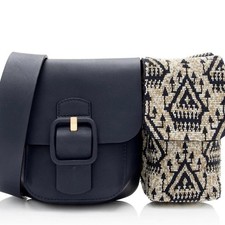 Tory Burch Sawyer Bag with Beaded Pouch