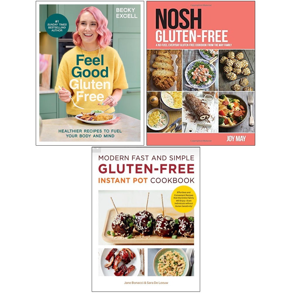 Feel Good Gluten , NOSH Gluten-Free , Modern Fast and Simple Gluten 3 Books Set