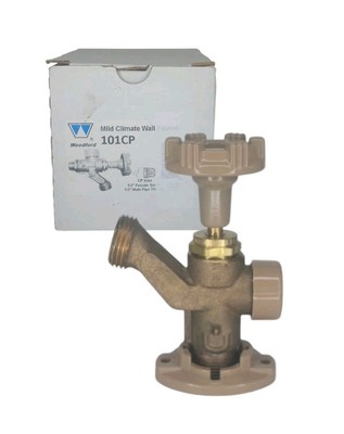 WOODFORD MFG. 101CP Anti-Siphon Hose Bibb,1/2 In, Brass 6CHY7