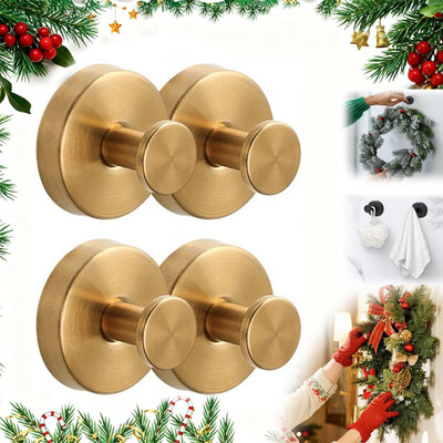 Suction Cup Hooks for Wreaths on Glass, No-Drill Suction Cup Hooks, Wreath Hange