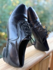 Freed of London Men s Ballroom Dance Shoes 10.5 US/ 9.5 UK Leather Upper Suede