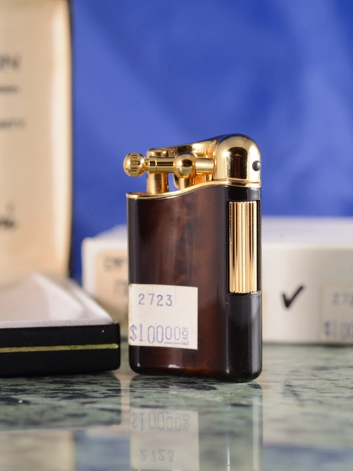 Encendedor de pedernal Elite Colibri FTR-370001 NUEVO DE COLECCIÓN - Steampunk - con etiquetas y caja Foto 3 de 4