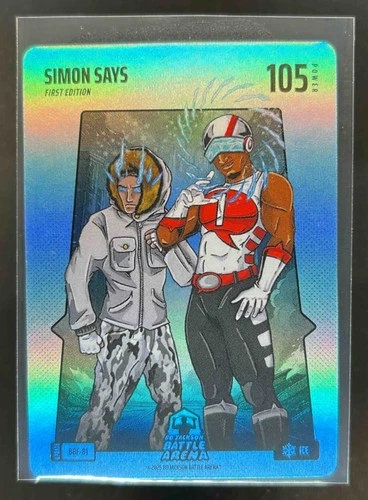 2025 Bo Jackson Battle Arena 1st Edition Simon Says Battlefield Ice Holo #BBF-81