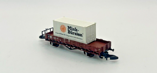 Z Scale Marklin Museumswagen 2012 "Mink Bursten" Freight Car w/ truck Org Tin - Picture 5 of 11