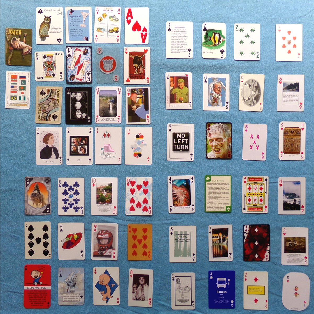 COLLECTOR DECK: 54 Card Custom Mix Full Set W/ 2 Joker Odd