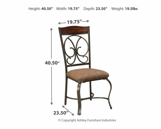 Ashley Furniture Signature Design - Glambrey Dining Room Chair Set