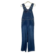 Silver Jeans Mens Blue Overalls Bibs Size M/32 Made in Canada