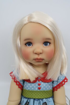 Monique JASMINE Wig Bleach Blonde Size 10-11 BJD shown on My Meadow ARDYN 
