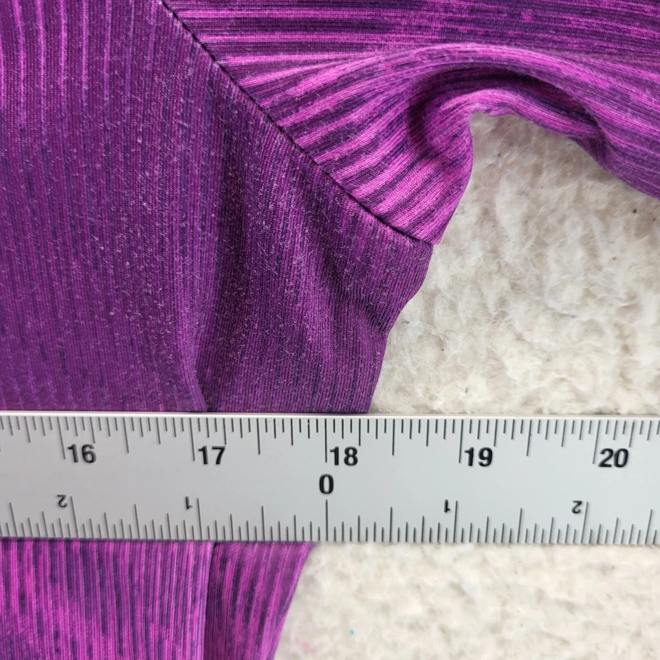 Camisa Champion Niños Niñas 2XL XXL Púrpura C9 Manga Larga Pullover Elastizada Foto 4 de 4