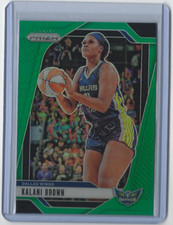 2024 Panini Prizm WNBA - Kalani Brown #29 Green Prizm