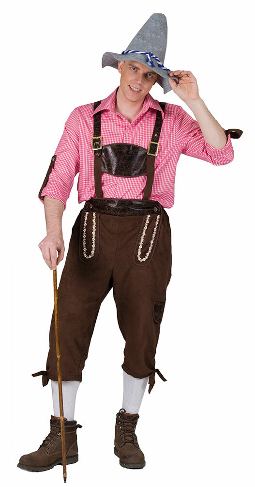 Herren Trachtenhose Bayern - Oktoberfest Hose Mit Hosenträgern