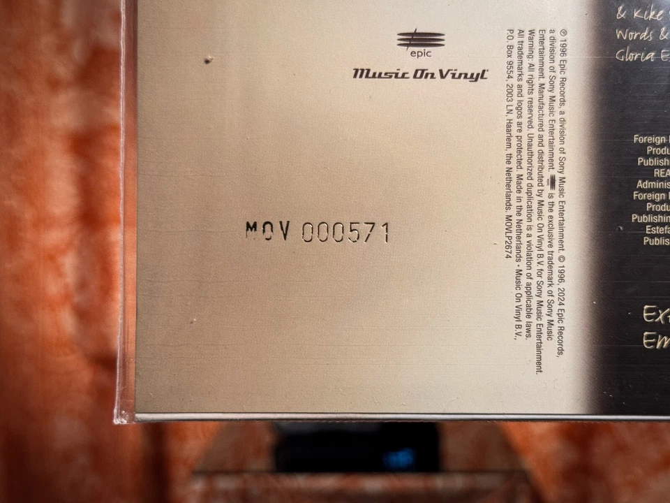 NUMBERED Gloria Estefan Destiny CLEAR vinyl sealed cuts both ways loose tierra - Image 4 of 4