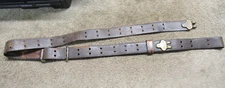 US WW1 M1907 Leather Sling 1 KEEPER Harvey Wheeler Mfg 1917 RIA Marked