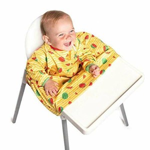 bib attaches to high chair