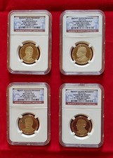 2013-S Presidential Proof Dollar 4-Coin Set NGC EARLY RELEASES PF 70 ULTRA CAMEO