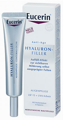 EUCERIN HYALURON FILLER Anti Age 3x Hyal Effect Augenpflege 15ml PZN 01552397