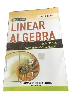 linear algebra B.A./B.S.c.