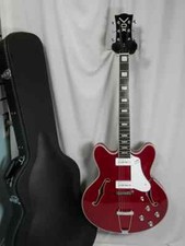 Vox Bobcat V90 Cherry Red Semi-hollow Electric With Case New