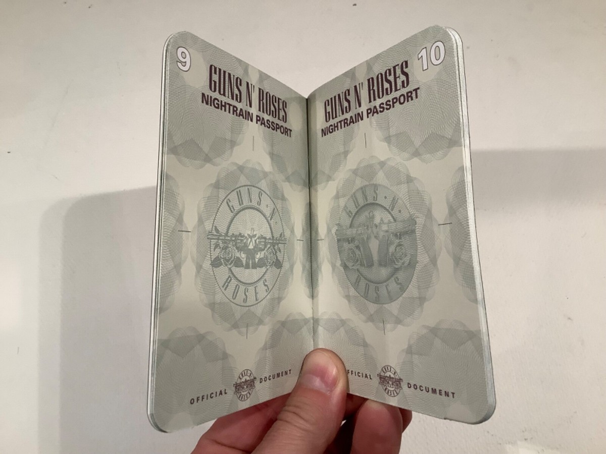 Guns N' Roses Nightrain Official Fan Club Passport (2021) | eBay