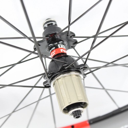 700c Vorne 60mm Hinten 88mm Rennrad Carbon Radsatz Drahtreifen Tubeless Felgen - Bild 8 von 17