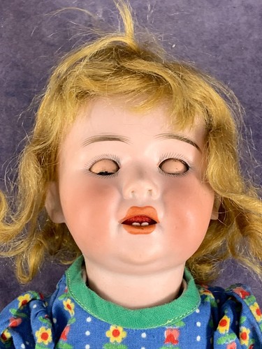 Antique 11" DRGM 259 A&M 327 Character Baby - Original Wig - Amand Marseille - Picture 3 of 17